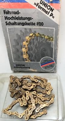 UNION FORMEL P GOLD 820 COURSE CHAIN - Chaine 1/2" x 3.32 - Or