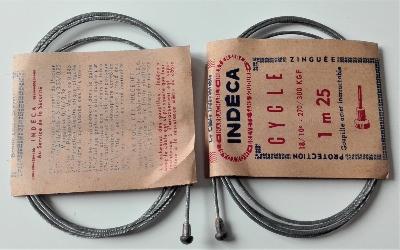 2 BRAKES CABLES INDECA CYCLE - Cables de frein 1.25M