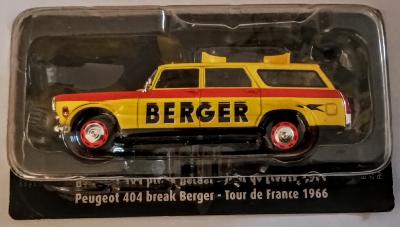 Miniature 1/43 NOREV PEUGEOT 404 B " BERGER " 1966