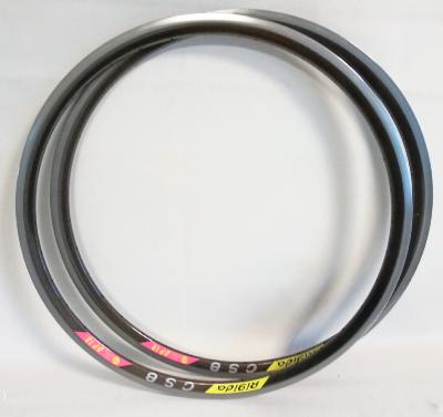 RIGIDA DP 18 BRUNE ALU 28" - 700 - 36 - 2 Jantes pneus neuves