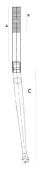 VITUS ALUMINIUM FORK - GABEL - Fourche 700 alu