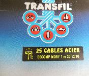 2 CABLES TRANSFIL DECOMP MOBY - Cable decompression 1.20m