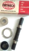 BOTTOM BRACKET AXLE  COPPER PIN REWAX FRENCH 136mm - Boitier de pédalier 35x1 clavettes