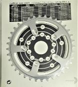 T.A ALUMINIUM CHAINRING - 36 - Plateau alu BCD 74