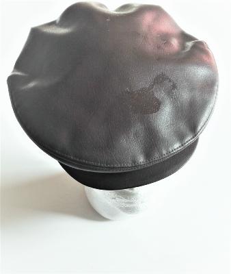 1950'S 1960'S  CUIR CAP MADE IN FRANCE - SIZE 59 CAP - Casquette