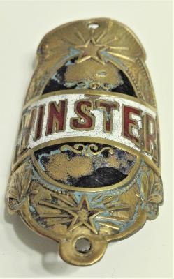 BICYCLE WINSTER HEAD BADGE - Plaque de cadre