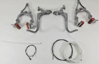 BEBOLUX BTE SGDG BRAKES + LEVERS - Kit de freins randonneurs 1960's