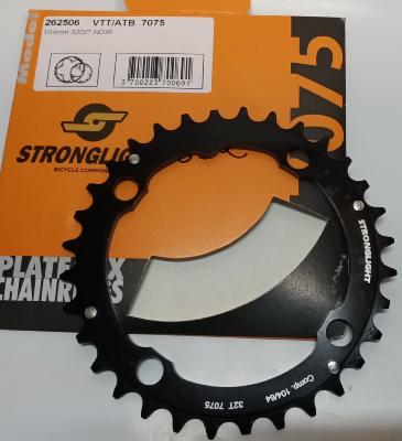 STRONGLIGHT 4 HOLES CHAINRING - 32 T - Plateau bcd 104 mm