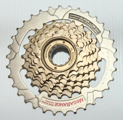 SHIMANO MEGARANGE 7 SPEEDS FREEWHEEL 13/34  - Roue libre