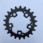 STEEL BLACK CHAINRING - 22 - Plateau alu BCD 58 mm