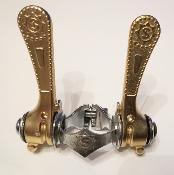 SIMPLEX SLJ RETROFRICTION GOLD - Manettes de dérailleur or