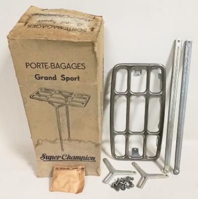 SUPER CHAMPION GRAND SPORT - Porte bagage 650/700 arrière acier 1950's 