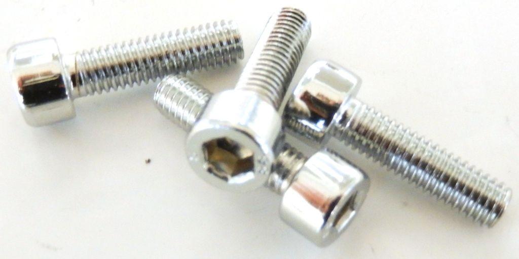 4 STEEL BOTTLE CAGE SCREWS 4 Vis porte bidon