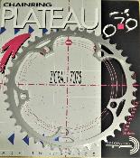 T.A ALUMINIUM CHAINRING - 46 - Plateau alu BCD 130