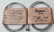 2 BRAKES CABLES INDECA CYCLE / MOBY - Cables de frein 1.25m