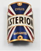 50 CYCLES ASTERION HEAD BADGES - 50 Plaques de cadre alu