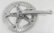 SUPER MAXY CRANKSET ARM 170 mm + 2 CHAINRINGS - 52/42 T  - Manivelle Droite + 2 Plateaux