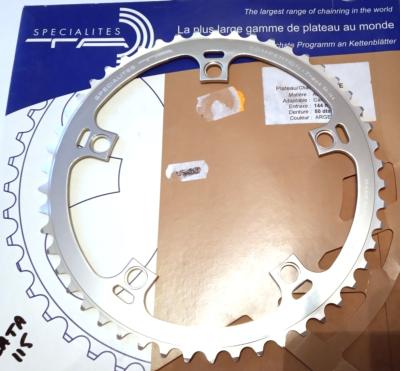 T.A TRACK ALUMINIUM CHAINRING - 49 - Plateau COMPETITION PISTE alu BCD 144