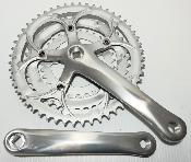 TRIPLE ALLOY CRANKSET  - 170 mm  - 30/42/52 T-  Pedalier triple alu-acier