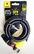 Antivol AUVRAY Spirale City 180 cm diamètre 12mm 2 clés