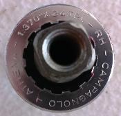 CAMPAGNOLO ATHENA BOTTOM BRACKET 1.37"x24 ISO - Axe de pedalier Campagnolo 111mm