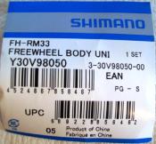 SHIMANO FH-RM33 FREEWHEEL BODY - Corps de cassette Shimano