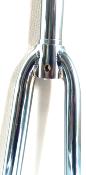 CHROMED STEEL FORK - GABEL - Fourche 700 course chromée droite