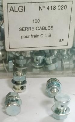 4 BRAKE CABLE SCREWS - 4 Serrages de cable