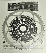 T.A ALUMINIUM CHAINRING - 53 S-130/9 G2 - Plateau alu BCD 130