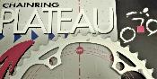 T.A ALUMINIUM CHAINRING - 46 - Plateau alu BCD 144