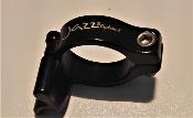 BLACK JAZZ ALUMINUM FRONT DERAILLEUR COLLAR - Collier derailleur avant 31.8 mm