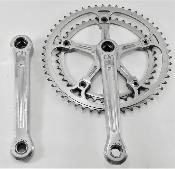 CAMPAGNOLO SUPER RECORD CRANKSET - 170 -  9 / 16 x 20 F - 42 / 53 T-  Pedalier 