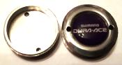 ALUMINIUM SHIMANO DURA-ACE STYLE CRANKSET DUST CAPS - Bouchon de manivelle