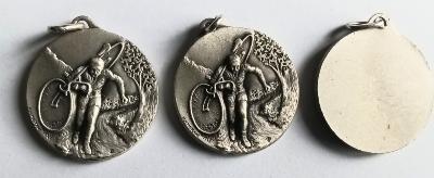 MEDAILLE RONDE cyclo-cross 2.5 cm