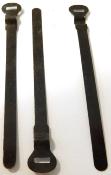  3 TONGUE BLACK BRACKE HOUSING COLLARS - 3 Colliers de gaine 110mm