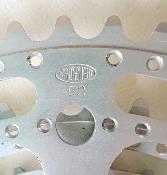 T.A CYCLOTOURITE ALUMINUM CHAINRINGS 52 42 32 - Plateaux alu