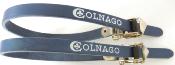 LEATHER COLNAGO STRAPS BLUE - Lanières cuir bleue foncé