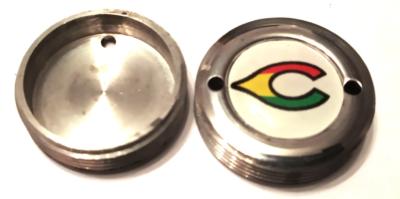 ALUMINIUM C STYLE CRANKSET DUST CAPS - Bouchon de manivelle