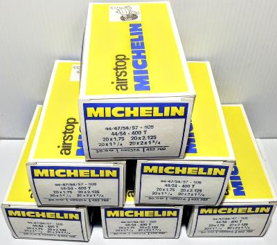 25 / 50 MICHELIN 20 x 1.75 INNER TUBS - Chambres à air 20x2.125 - 1 3/4 Presta