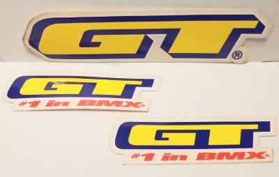 3 GT STICKERS  - 3 Autocollants GT 