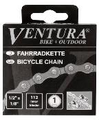 VENTURA CHAIN- 1/2"x1/8"-112 links - Chaine 1 vitesse single speed - piste