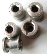  5 STRONGLIGHT ALU CHAINRING BOLTS - 5 V is assemblage plateaux alu 61D 62D