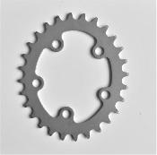  SHIMANO BIOPACE ALUMINIUM CHAINRING - 28 - Plateau oval alu BCD 74