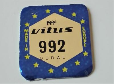  2 VITUS 992 DURAL   STICKER - 2 Autocollants Serie de tubes