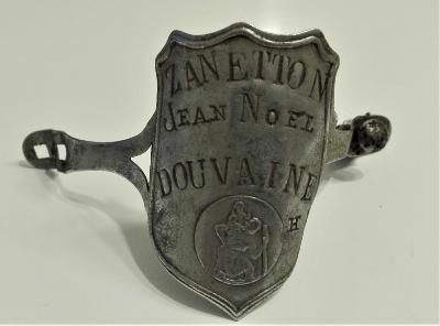 BICYCLE ZANETTON HEAD BADGE - Plaque de cadre