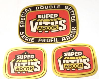 SUPER VITUS ARCOR ALUMINIUM STICKERS - KIT Autocollants Serie de tubes