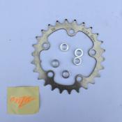 ONZA STAINLESS STEEL CHAINRING 26 - Plateau alu BCD 74