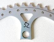 STRONGLIGHT ALUMINIUM CHAINRING - 52- Plateau alu BCD 110
