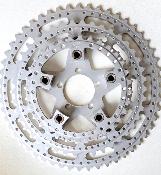 T.A CYCLOTOURITE ALUMINUM CHAINRINGS 52 42 32 - Plateaux alu