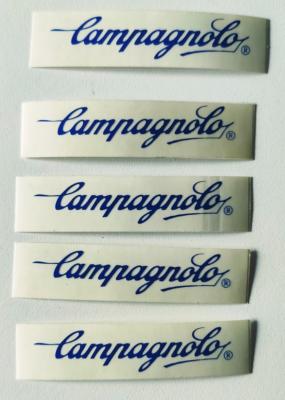 5 Campagnolo blue Stickers - 5 Autocollants bleu Campagnolo
